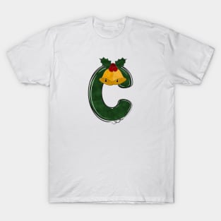 Letter C - Christmas Letter T-Shirt